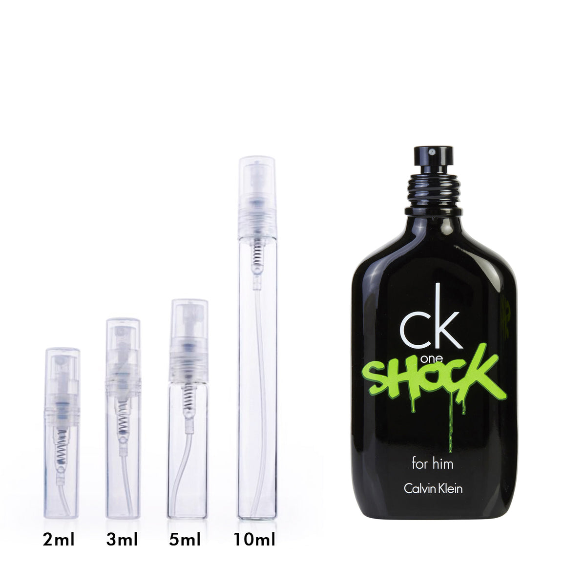 Scent | Shock Ck Toilette Calvin Perfume | For de DecantX and One Klein Size Him Samples Atomizer Travel Fragrance Sampler Eau by