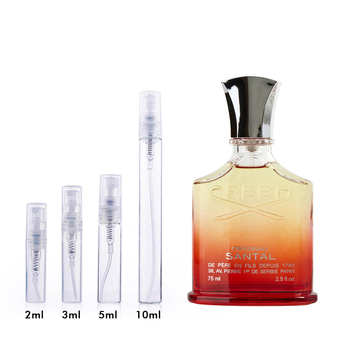 Creed discount santal sample